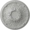 Ekena Millwork Tristan Ceiling Medallion (Fits Canopies up to 5 1/2"), Hand-Painted Frost, 26"OD x 3"P CM26TNFRF - alternate 1